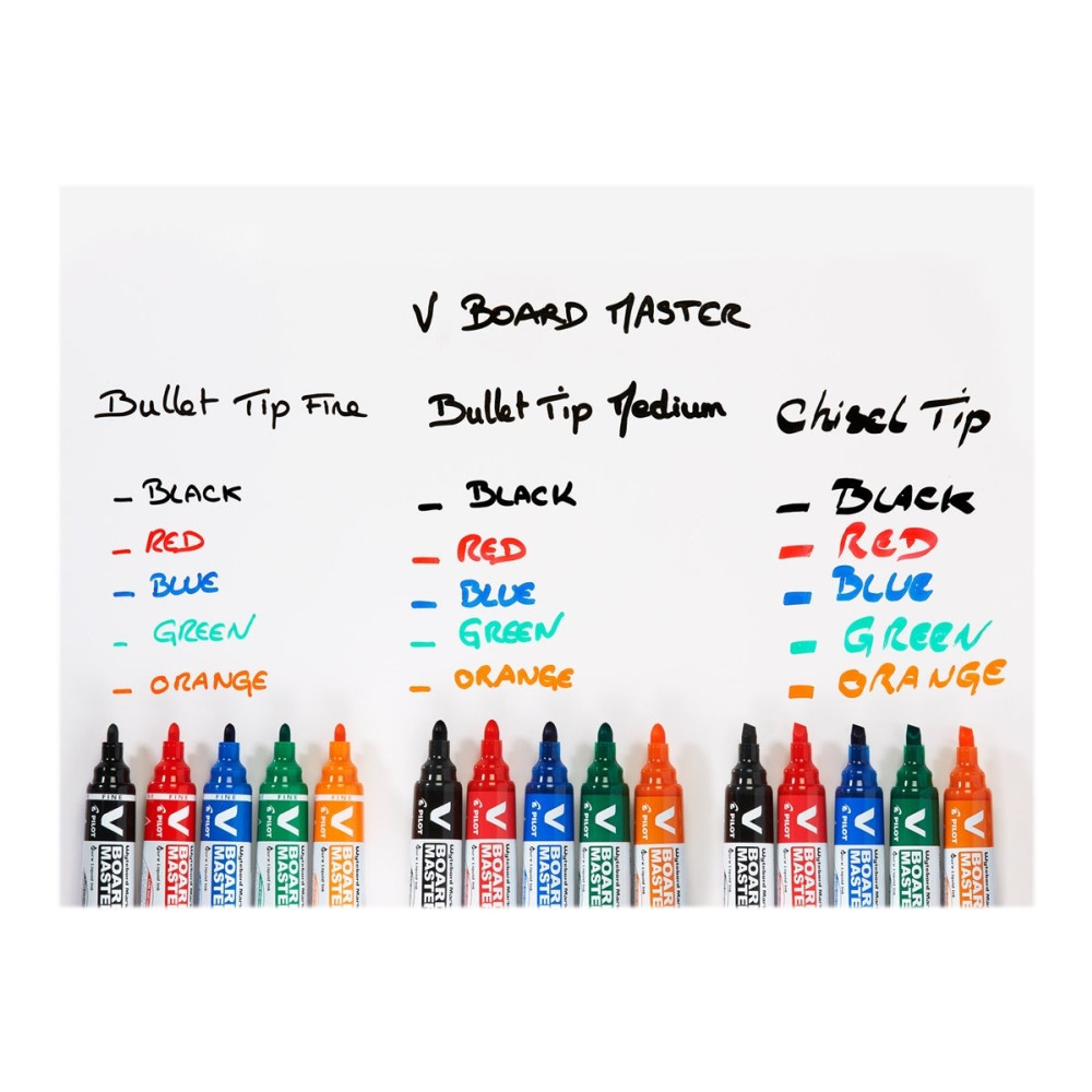 Produktbild för Whiteboardpenna Pilot BeGreen påfyllningsbar, assorterade fä...