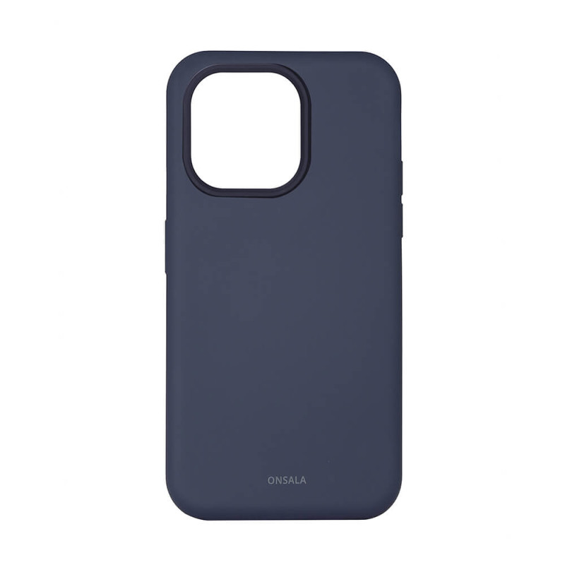 Produktbild för Backcover Silicone iPhone 14 Pro 6,1" Dark Blue