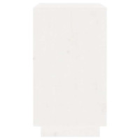Produktbild för Vinskåp vit 55,5x34x61 cm massiv furu