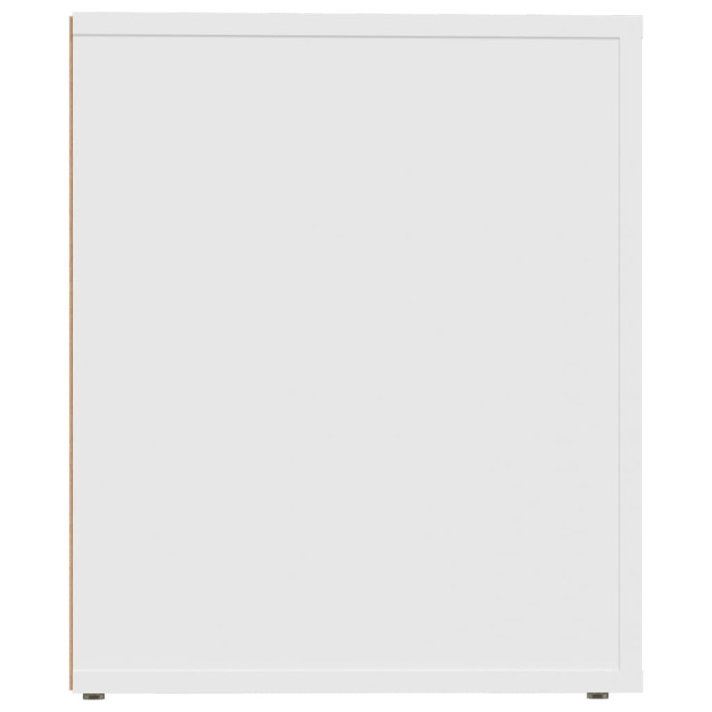 Produktbild för Sängbord 2 st vit 50x39x47 cm
