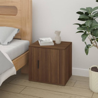 Produktbild för Sängbord 2 st brun ek 50x39x47 cm