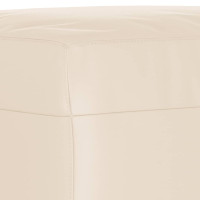 Produktbild för Fotpall Beige 70x55x41 cm mikrofiber tyg