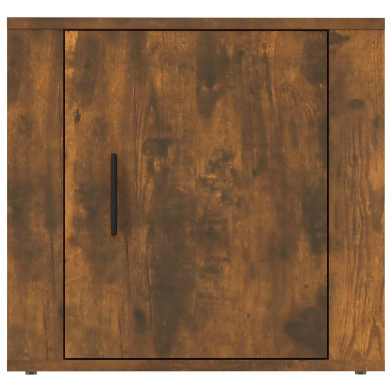 Produktbild för Sängbord Rökfärgad ek 50x39x47 cm
