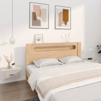 Produktbild för Väggmonterat sängbord 2 st Betonggrå 50x36x25 cm