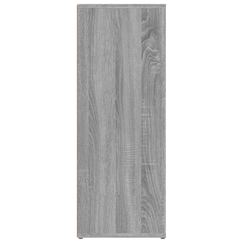 Produktbild för Skåp grå sonoma 80x30x80 cm konstruerat trä