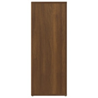 Miniatyr av produktbild för Skänk brun ek 80x30x80 cm konstruerat trä