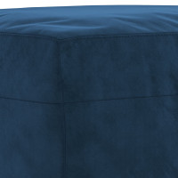 Produktbild för Fotpall Blå 70x55x41 cm sammet