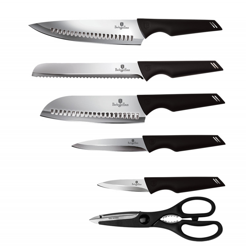 Produktbild för Knivset 7 delar inklusive block