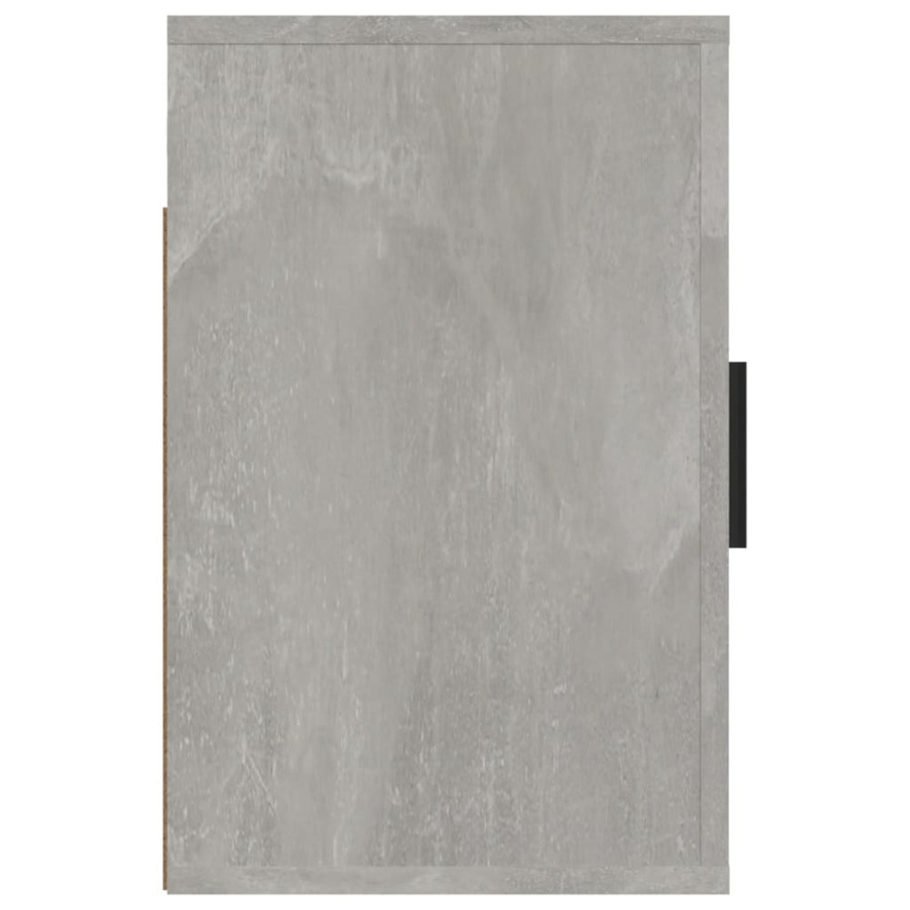 Produktbild för Väggmonterat sängbord 2 st Betonggrå 50x30x47 cm