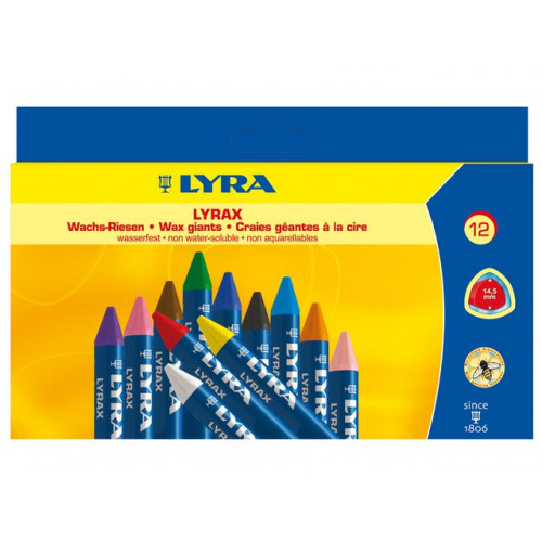 LYRA Bivaxkrita LYRAX 12 färger
