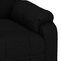 Produktbild för Reclinerfåtölj svart tyg
