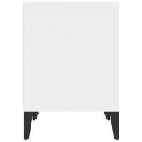 Miniatyr av produktbild för Sängbord vit 40x35x50 cm