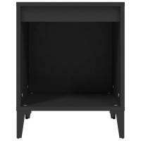 Miniatyr av produktbild för Sängbord 2 st svart 40x35x50 cm