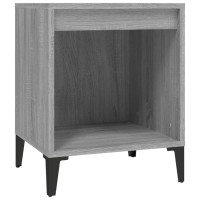 Miniatyr av produktbild för Sängbord 2 st grå sonoma 40x35x50 cm