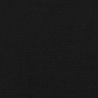 Produktbild för Sänggavel svart 100 x 5 x 78/88 cm tyg
