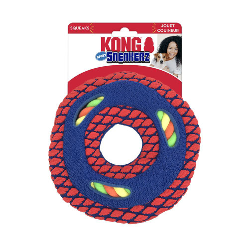 KONG Hundleksak Sneakerz Sport Disc w/rope KONG 19 cm