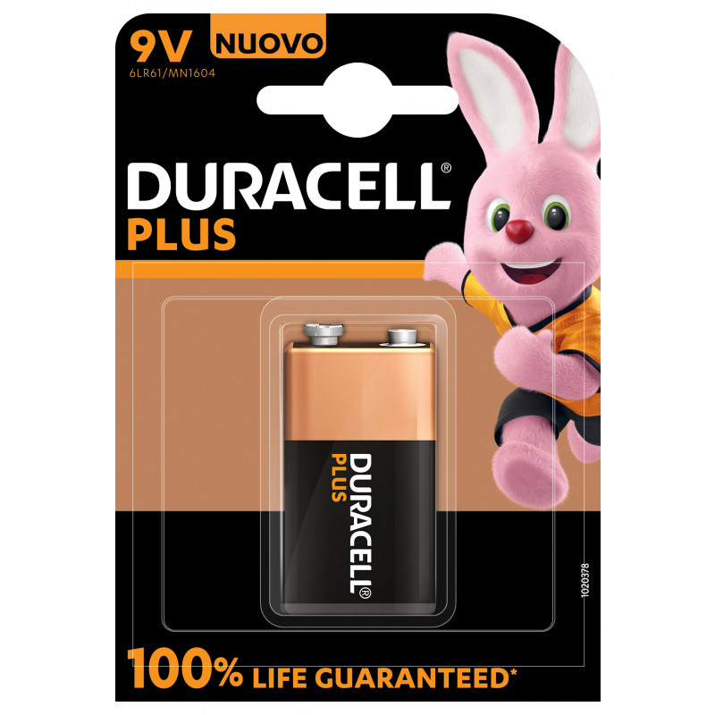 Produktbild för Duracell Plus Power 9V Engångsbatteri Alkalisk