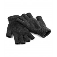 Beechfield Fingerless Gloves Charcoal