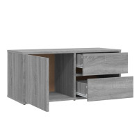 Produktbild för Tv-bänk grå sonoma 80x34x36 cm konstruerat trä