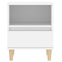 Miniatyr av produktbild för Sängbord 2 st vit 40x35x50 cm