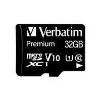 Produktbild för Minneskort VERBATIM Micro SDHC 32GB CL10