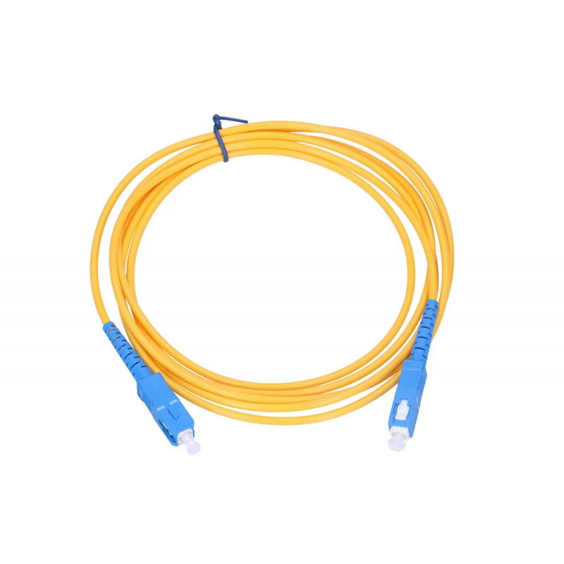Produktbild för Extralink EX.1650 fiberoptikkablar 1 m SC/UPC FTTH G.657.A1 Gul