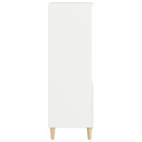 Produktbild för Högskåp vit 40x36x110 cm konstruerat trä