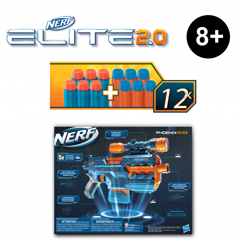 Produktbild för Nerf Elite 2.0 Phoenix CS-6