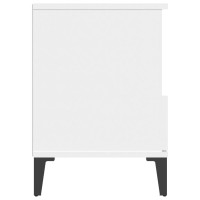 Produktbild för Sängbord 2 st vit 40x35x50 cm