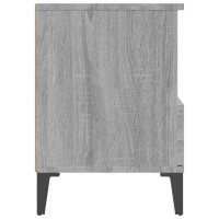 Produktbild för Sängbord 2 st grå sonoma 40x35x50 cm