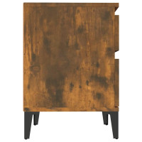 Produktbild för Sängbord Rökfärgad ek 40x35x50 cm