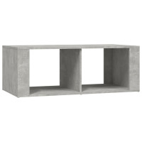 Produktbild för Soffbord betonggrå 100x50x36 cm konstruerat trä