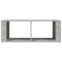 Produktbild för Soffbord betonggrå 100x50x36 cm konstruerat trä