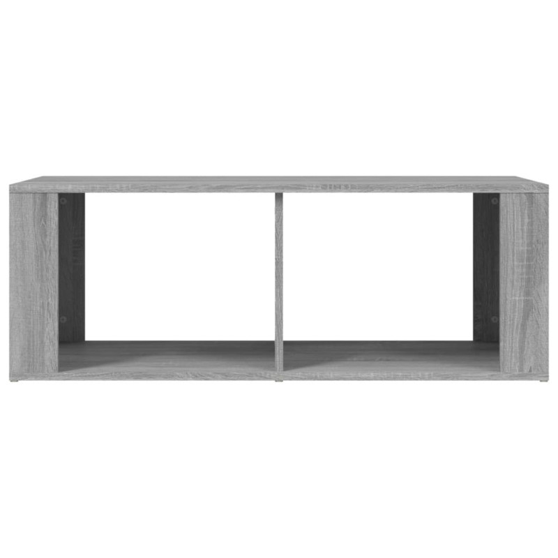 Produktbild för Soffbord grå sonoma 100x50x36 cm konstruerat trä