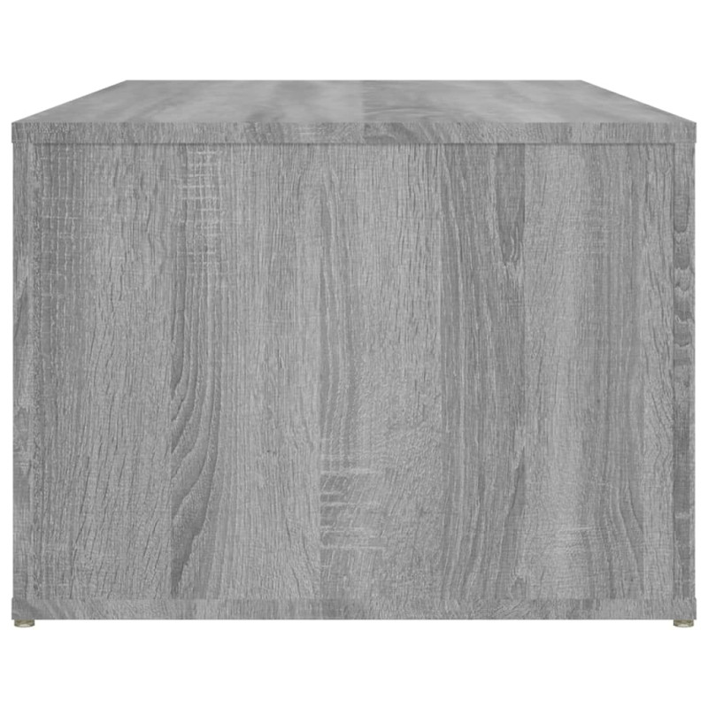 Produktbild för Soffbord grå sonoma 100x50x36 cm konstruerat trä