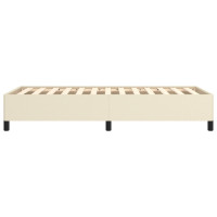 Produktbild för Sängram gräddvit 80x200 cm konstläder