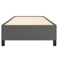 Produktbild för Sängram grå 80x200 cm konstläder