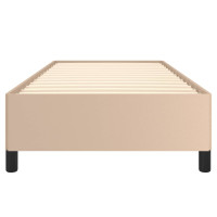 Produktbild för Sängram cappuccino 90x190 cm konstläder