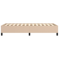 Produktbild för Sängram cappuccino 90x190 cm konstläder