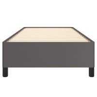 Produktbild för Sängram grå 90x200 cm konstläder