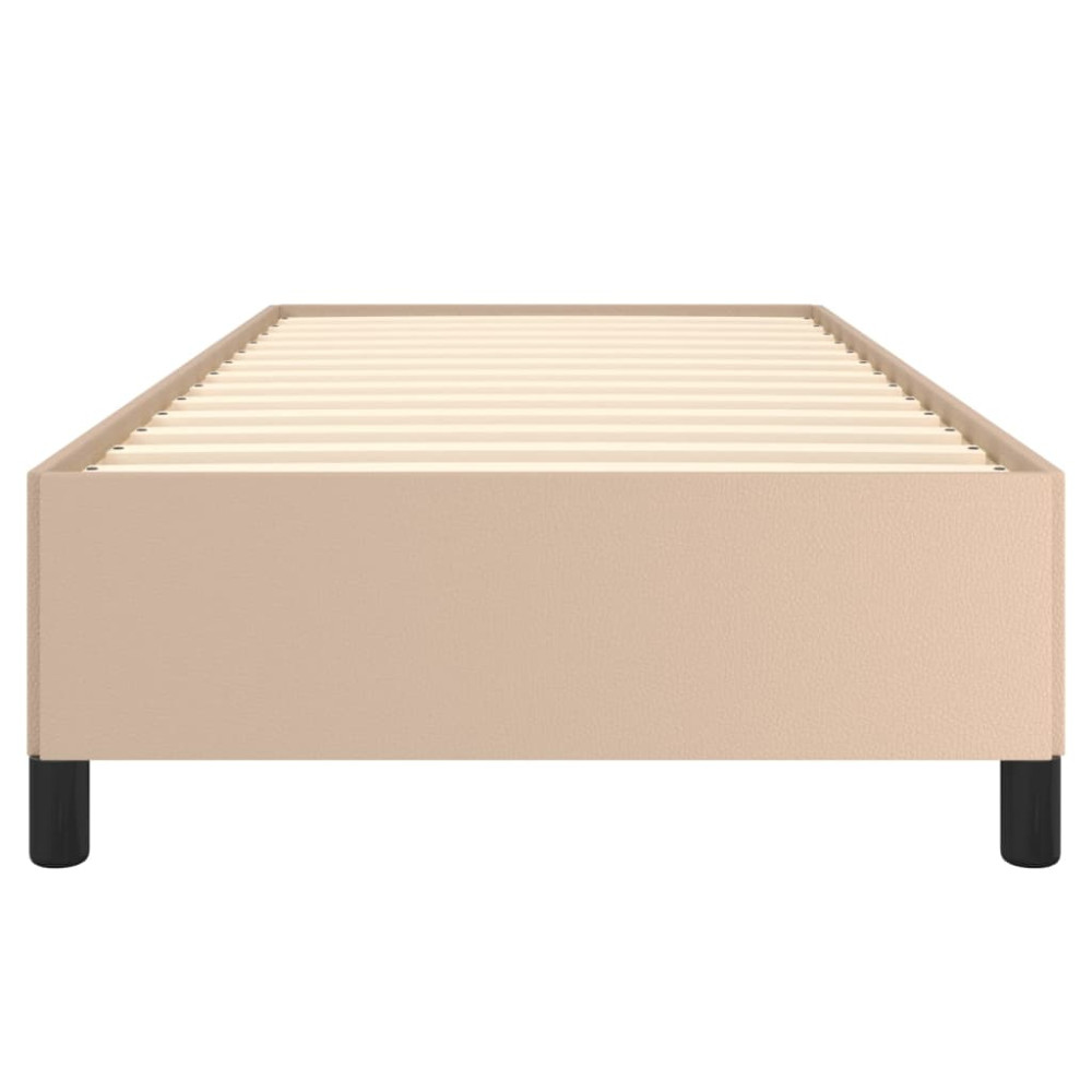 Produktbild för Sängram cappuccino 90x200 cm konstläder
