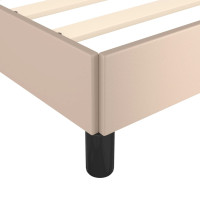 Produktbild för Sängram cappuccino 90x200 cm konstläder