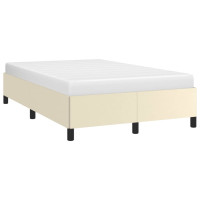 Produktbild för Sängram gräddvit 120x200 cm konstläder