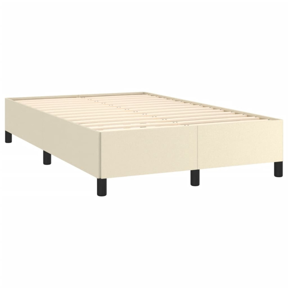 Produktbild för Sängram gräddvit 120x200 cm konstläder
