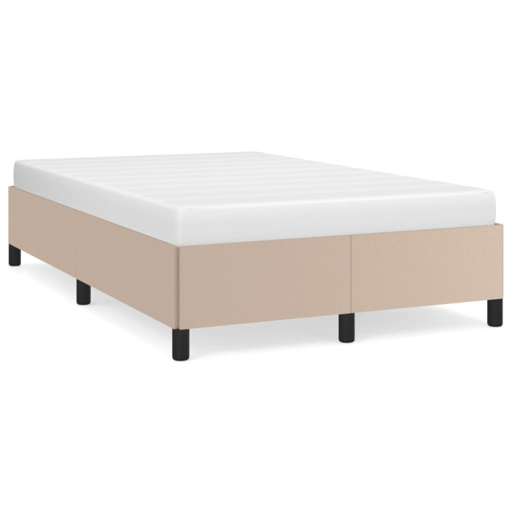 Produktbild för Sängram cappuccino 120x200 cm konstläder