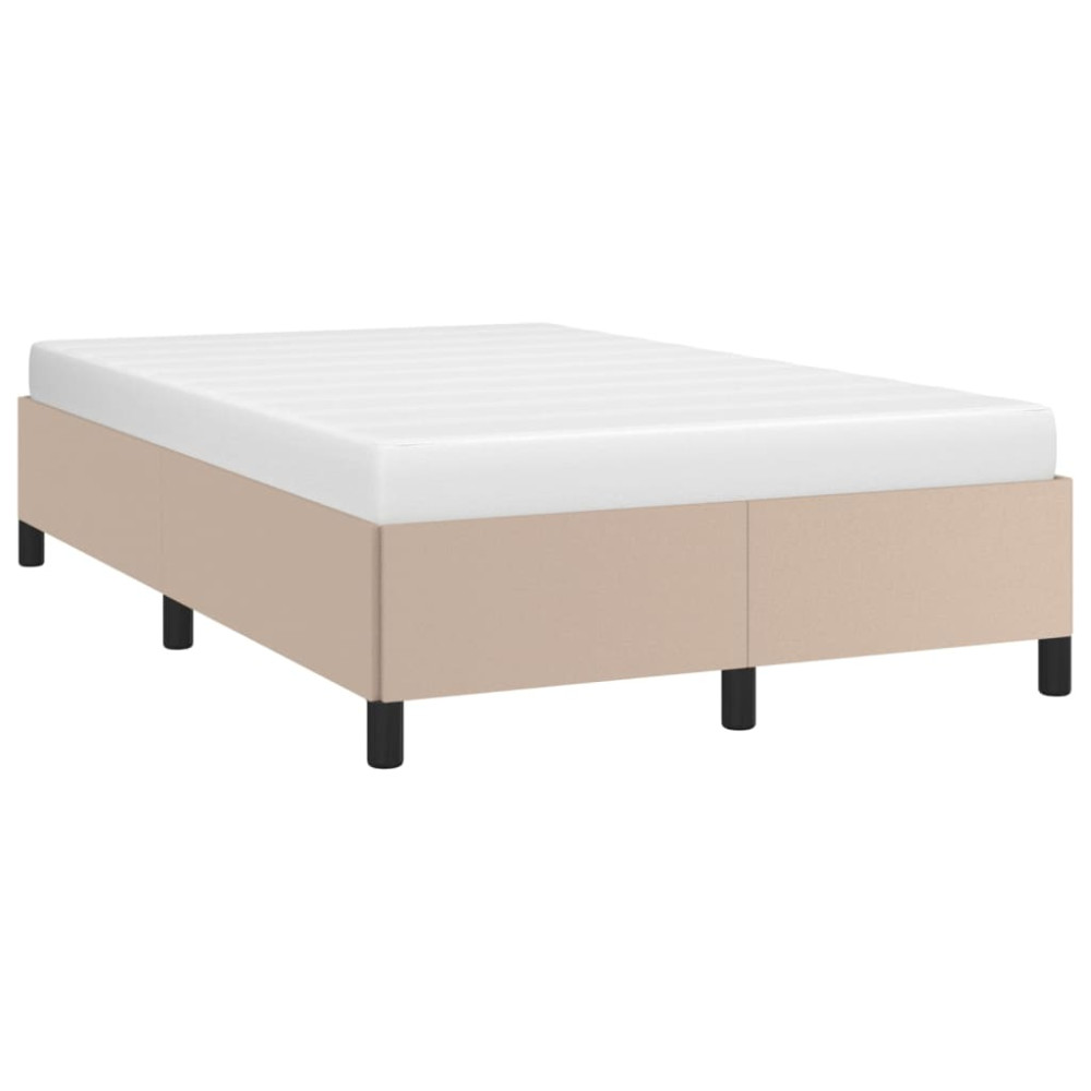 Produktbild för Sängram cappuccino 120x200 cm konstläder