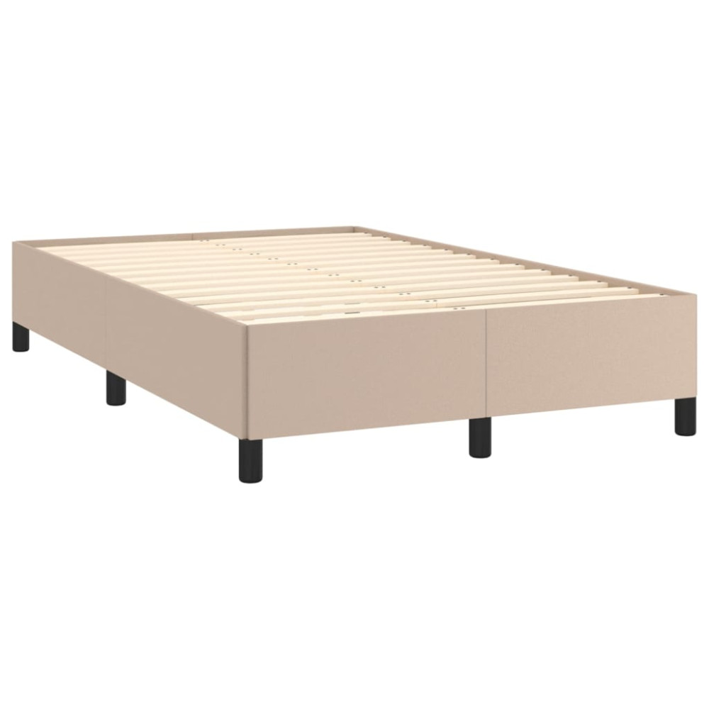 Produktbild för Sängram cappuccino 120x200 cm konstläder