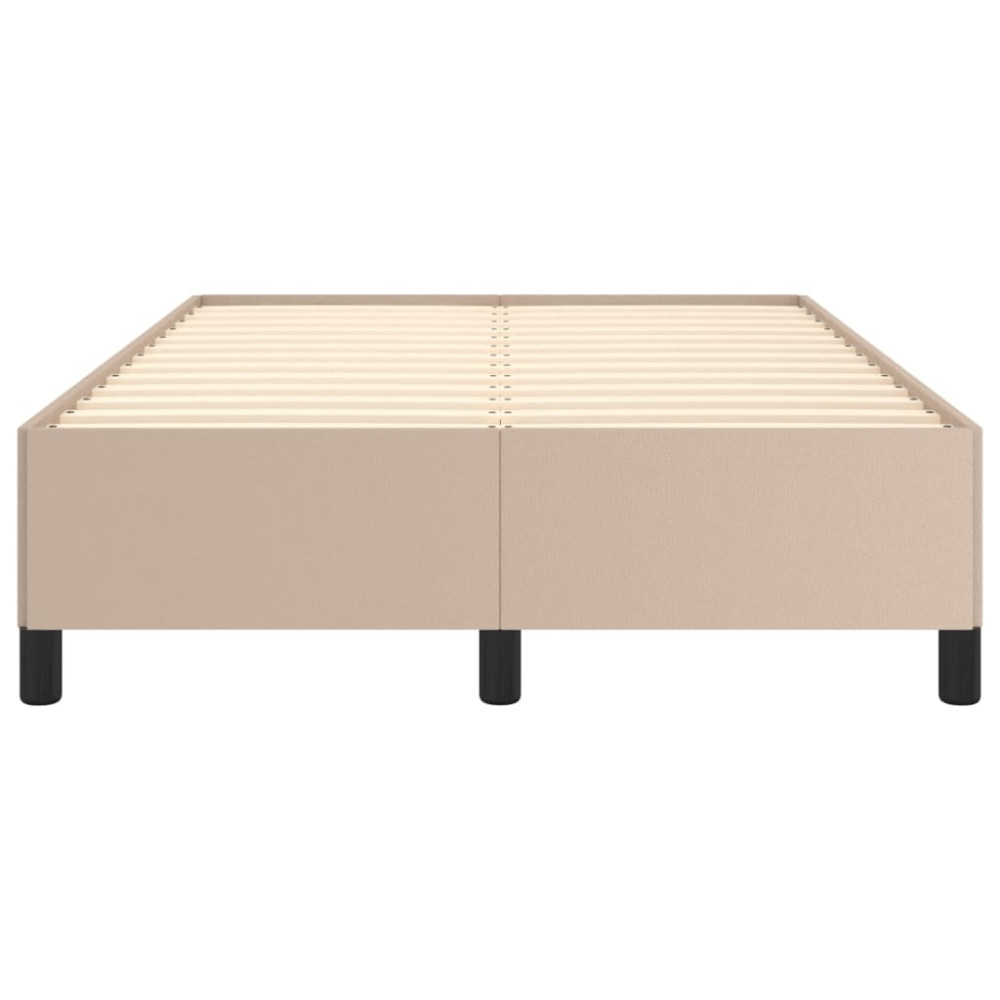 Produktbild för Sängram cappuccino 120x200 cm konstläder