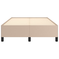 Produktbild för Sängram cappuccino 120x200 cm konstläder