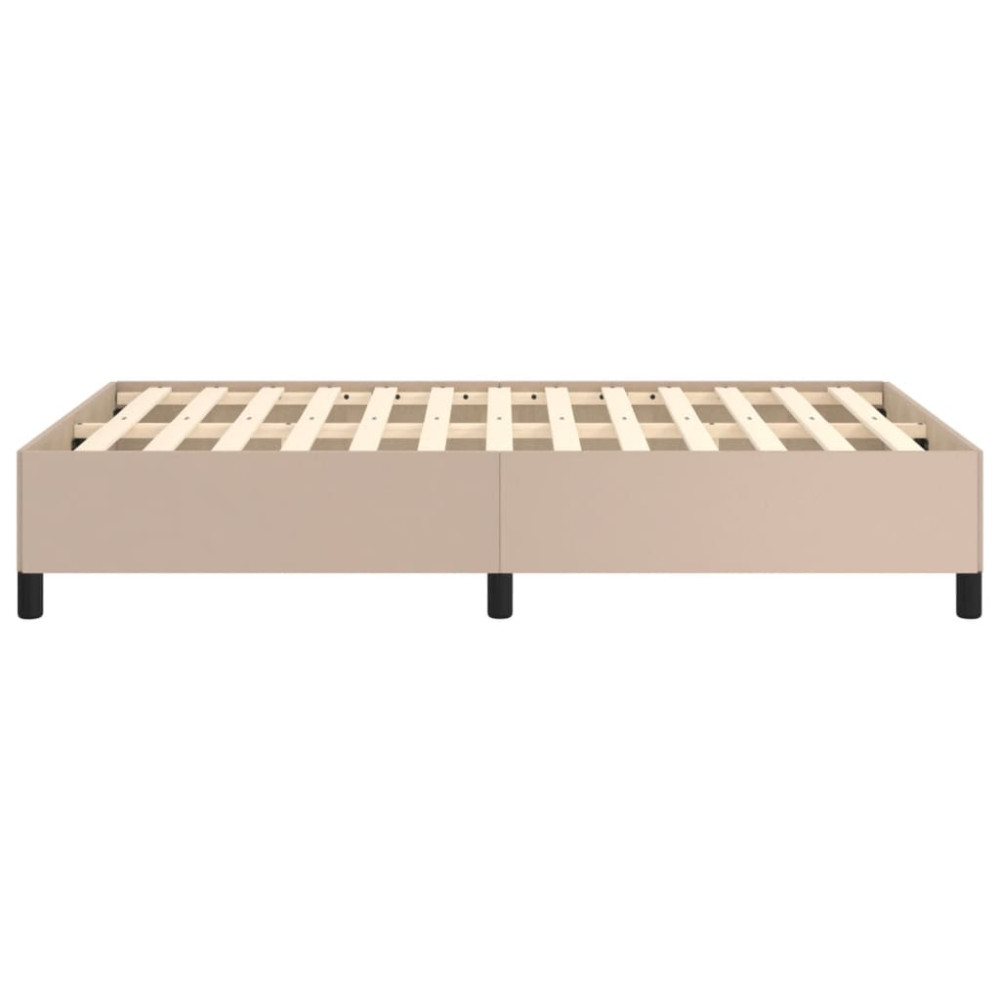 Produktbild för Sängram cappuccino 120x200 cm konstläder